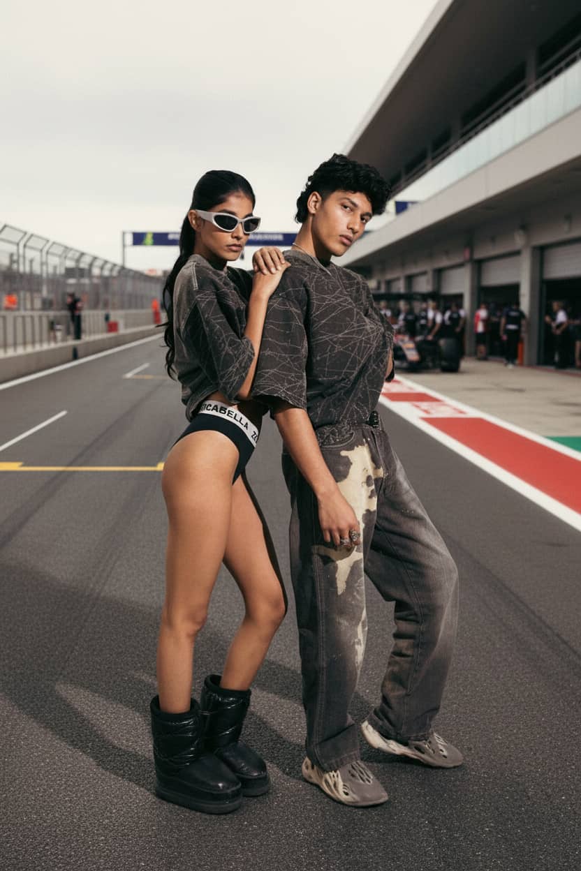 Black oversized t-shirt with acid-wash finish, men’s streetwear style, urban fashion statemen