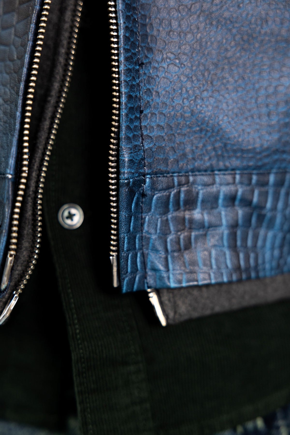 BLUE DOMINION LEATHER