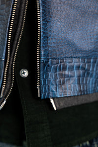 BLUE DOMINION LEATHER