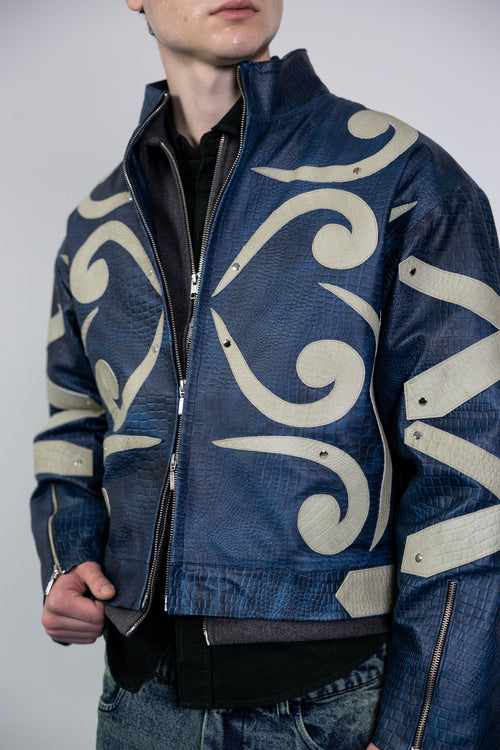 BLUE DOMINION LEATHER