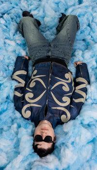 BLUE DOMINION LEATHER