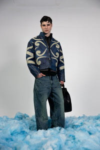 BLUE DOMINION LEATHER