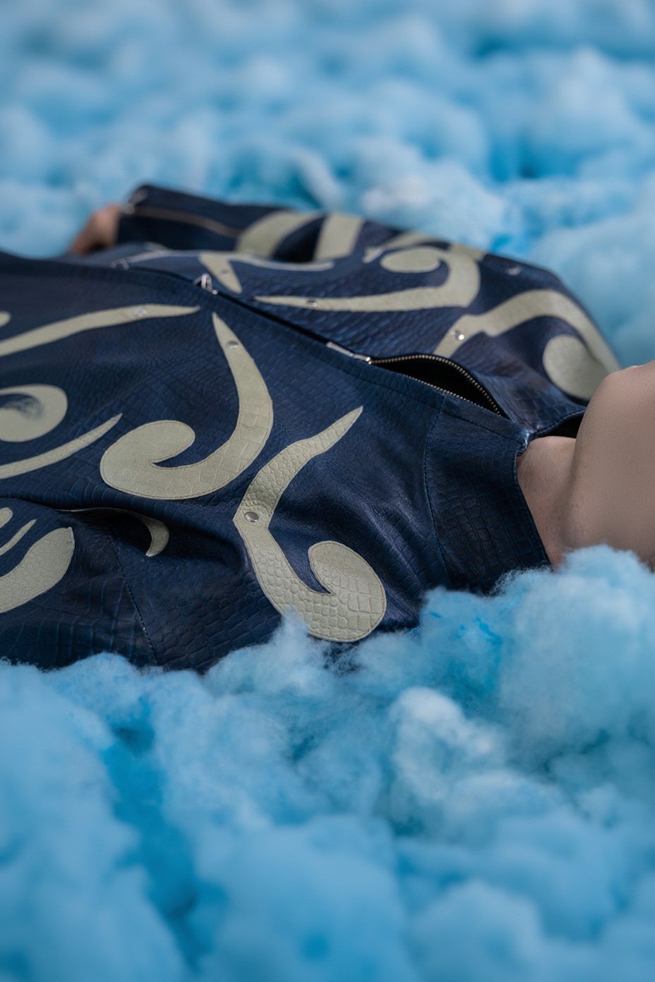 BLUE DOMINION LEATHER