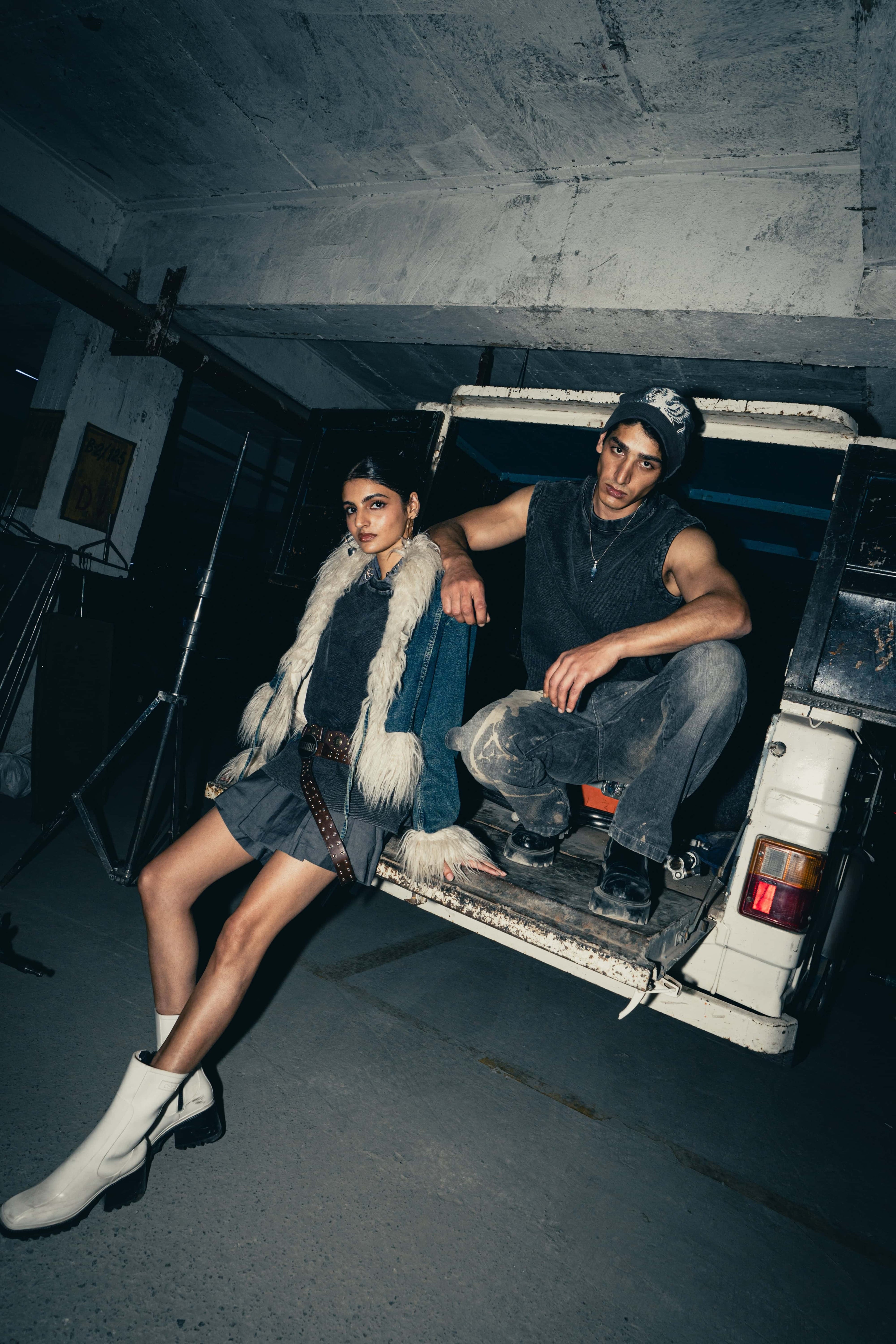 Trendy charcoal cotton tank top designed for streetwear fashion, offering a sleek fit and bold style for casual wear